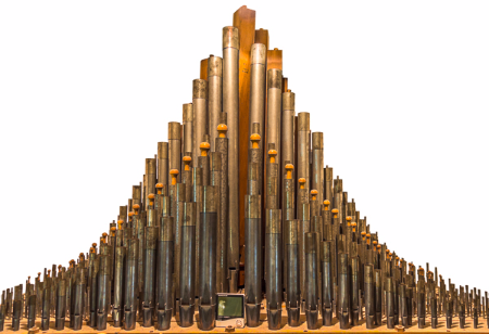 Holy Trinity Organ Positive pipes 2015